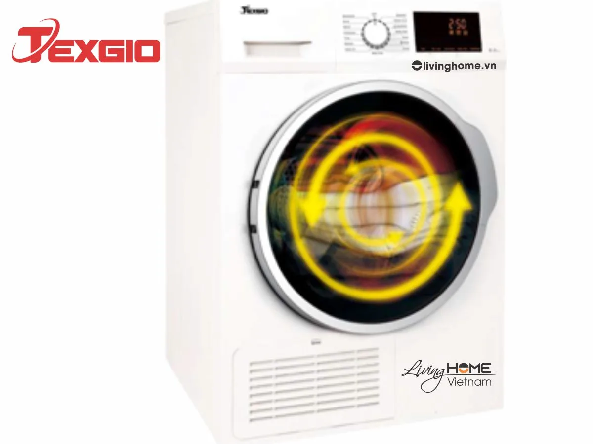 Máy sấy quần áo Texgio TG-DV802 thông hơi dung tích 8kg 7 Máy sấy quần áo Texgio TG-DV802 thông hơi dung tích 8kg - Ảnh 5