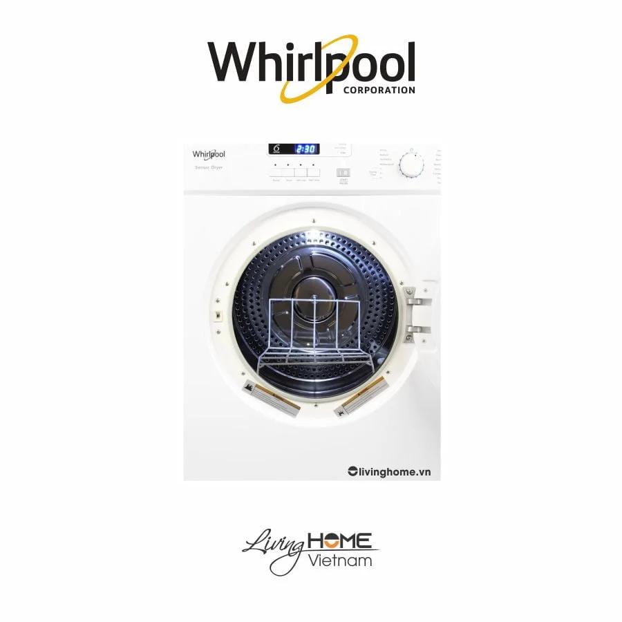 Máy sấy Whirlpool AWD712S2 thông hơi 7kg trắng - Ảnh 3