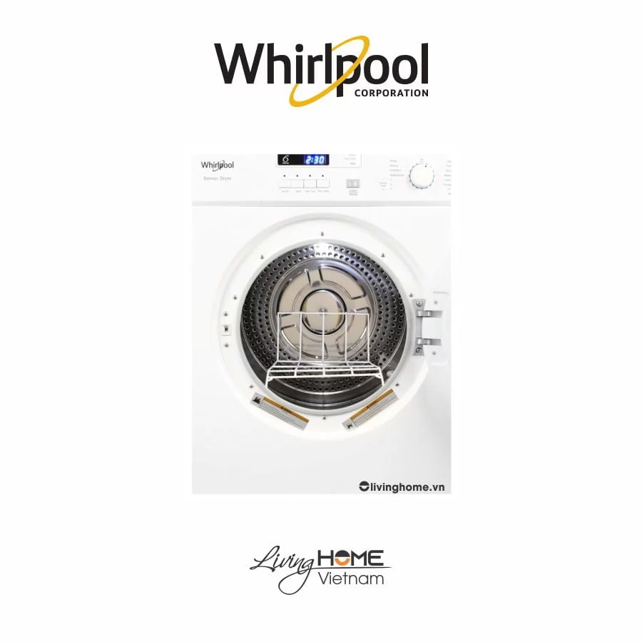 Máy sấy Whirlpool AWD712S2 thông hơi 7kg trắng - Ảnh 4