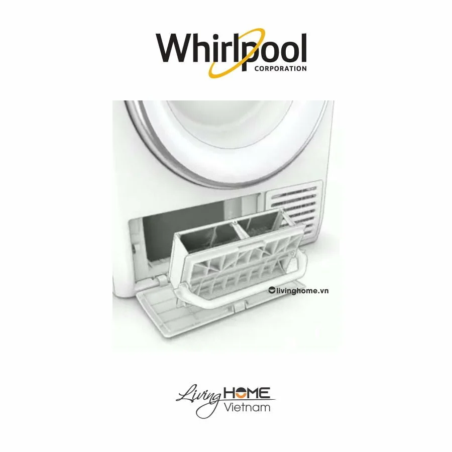 Máy sấy Whirlpool FFT CM11 8XB EE ngưng tụ +8kg trắng 9 Máy sấy Whirlpool FFT CM11 8XB EE ngưng tụ +8kg trắng - Ảnh 7
