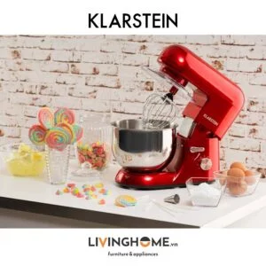 Máy trộn bột Klarstein KL-BELLA ROSSA công suất 1300W - 8kg 10 Máy trộn bột Klarstein KL-BELLA ROSSA công suất 1300W - 8kg