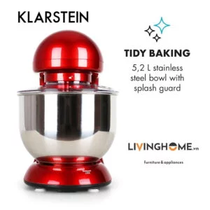 Máy trộn bột Klarstein KL-BELLA ROSSA công suất 1300W - 8kg 9 Máy trộn bột Klarstein KL-BELLA ROSSA công suất 1300W - 8kg