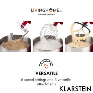 Máy trộn bột Klarstein KL-BELLA ROSSA công suất 1300W - 8kg