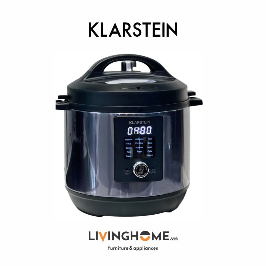 Nồi áp suất đa năng Klarstein KL-48L với 15 chương trình nấu mạnh mẽ 3 Nồi áp suất đa năng Klarstein KL-48L với 15 chương trình nấu mạnh mẽ