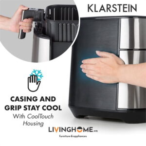 Nồi chiên không dầu Klarstein KL-AERO VITAL Công suất 1700W - 5,4 Lít 11 Nồi chiên không dầu Klarstein KL-AERO VITAL Công suất 1700W - 5,4 Lít