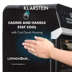 Nồi chiên không dầu Klarstein KL-AEROVITAL CUBE màu đen với công suất 1600W - 12 Lít 16 Nồi chiên không dầu Klarstein KL-AEROVITAL CUBE màu đen với công suất 1600W - 12 Lít