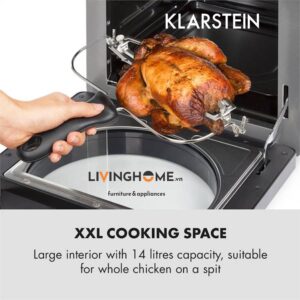 Nồi chiên Klarstein KL-Aerovital Easy Touch dung tích 14L- 16 chương trình nấu nướng đa dạng 11 Nồi chiên Klarstein KL-Aerovital Easy Touch dung tích 14L- 16 chương trình nấu nướng đa dạng