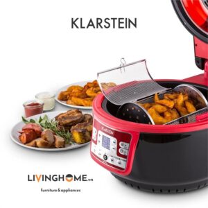 Nồi chiên không dầu Klarstein KL-VITAIR TURBO 6 chương trình nấu nướng - dung tích 9L 14 Nồi chiên không dầu Klarstein KL-VITAIR TURBO 6 chương trình nấu nướng - dung tích 9L