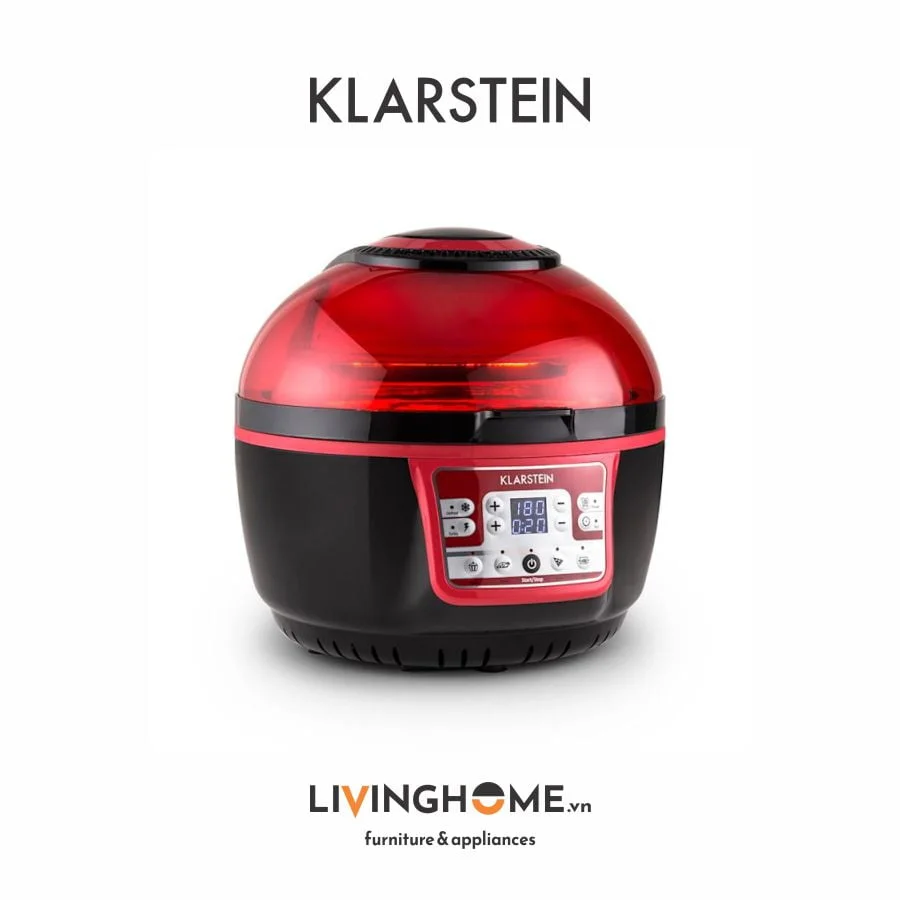 Nồi chiên không dầu Klarstein KL-VITAIR TURBO 6 chương trình nấu nướng - dung tích 9L 3 Nồi chiên không dầu Klarstein KL-VITAIR TURBO 6 chương trình nấu nướng - dung tích 9L
