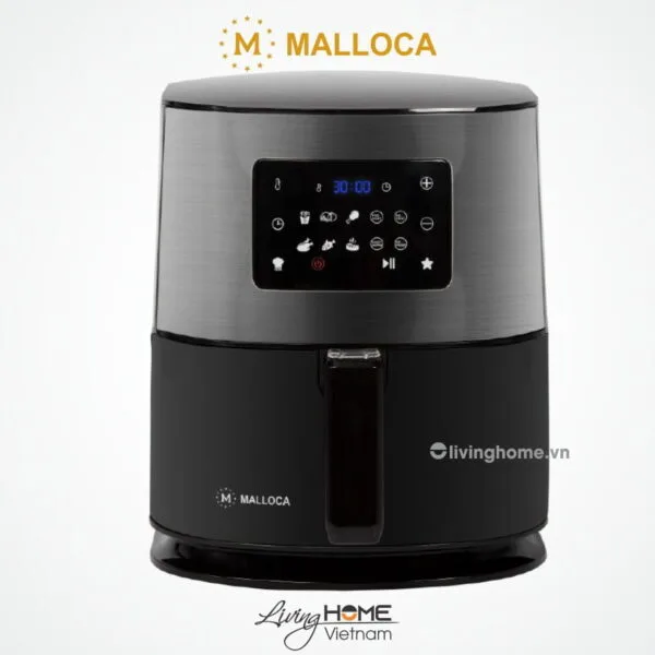Nồi chiên không dầu Malloca MAF-06 dung tích 6L kiểu dáng hiện đại tinh tế