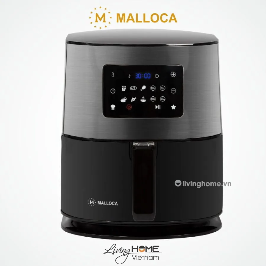 Nồi chiên không dầu Malloca MAF-06 dung tích 6L kiểu dáng hiện đại tinh tế 3 Nồi chiên không dầu Malloca MAF-06 dung tích 6L kiểu dáng hiện đại tinh tế