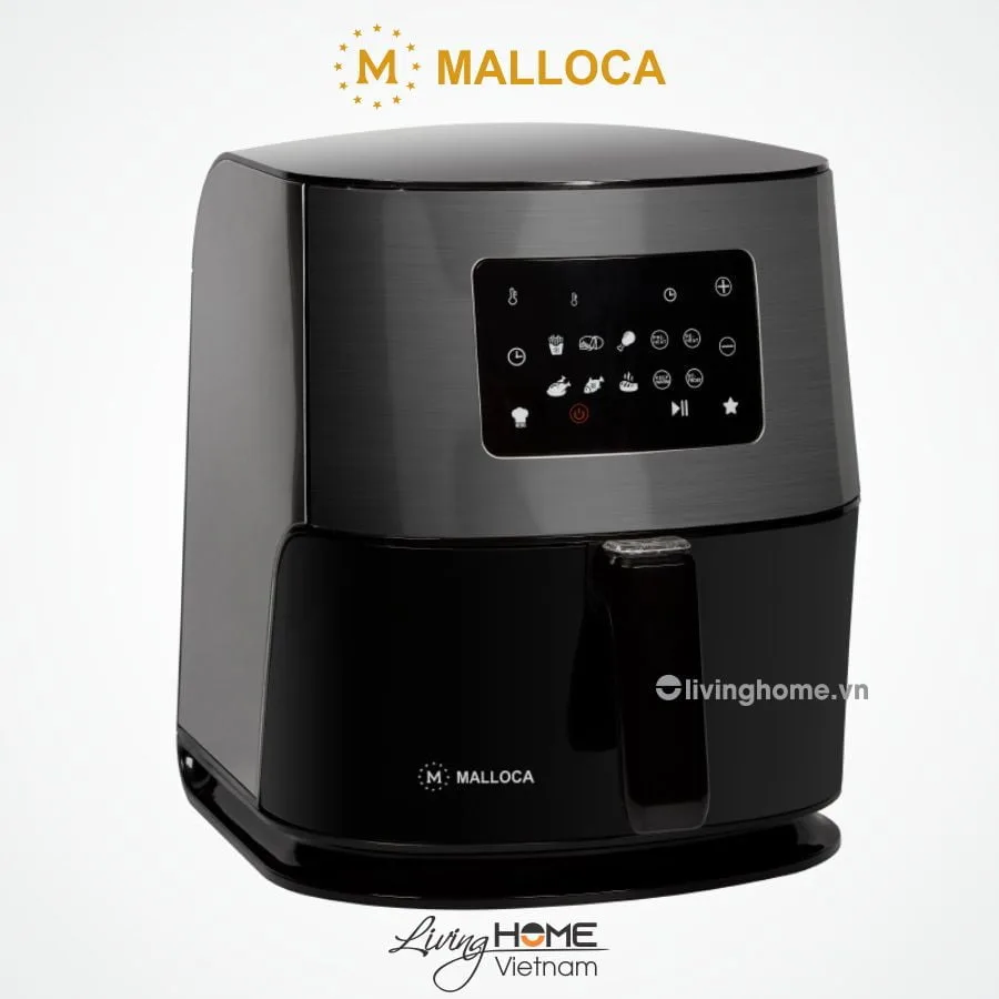 Nồi chiên không dầu Malloca MAF-06 dung tích 6L kiểu dáng hiện đại tinh tế 4 Nồi chiên không dầu Malloca MAF-06 dung tích 6L kiểu dáng hiện đại tinh tế - Ảnh 2