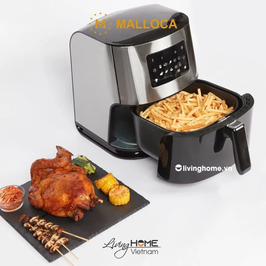 Nồi chiên không dầu Malloca MAF-06 dung tích 6L kiểu dáng hiện đại tinh tế 8 Nồi chiên không dầu Malloca MAF-06 dung tích 6L kiểu dáng hiện đại tinh tế - Ảnh 6