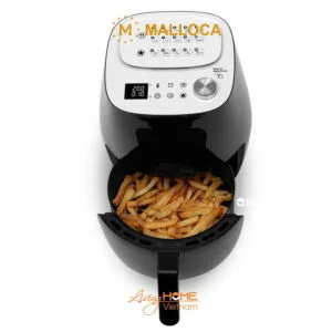 Nồi chiên không dầu Malloca MAF-09B thể tích 3L màu đen trắng cao cấp sang trọng