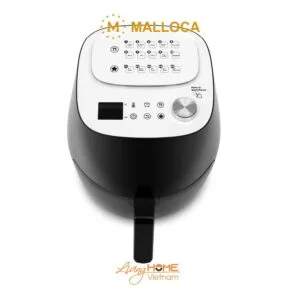 Nồi chiên không dầu Malloca MAF-09B thể tích 3L màu đen trắng cao cấp sang trọng