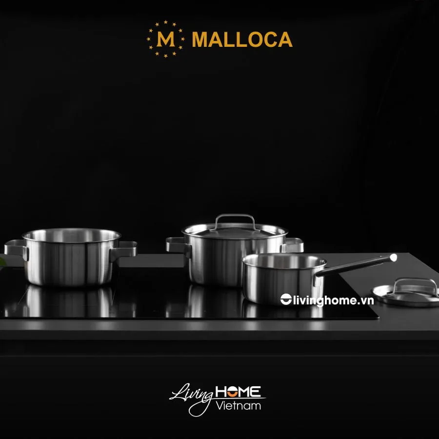 Bộ nồi Malloca SA-2030 inox 6 món cao cấp 4 Bộ nồi Malloca SA-2030 inox 6 món cao cấp - Ảnh 2