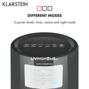 Quạt hơi nước Klarstein KL-HIGHAWN BLACK công suất 40W - chiều cao 90cm 12 Quạt hơi nước Klarstein KL-HIGHAWN BLACK công suất 40W - chiều cao 90cm