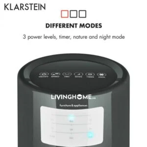 Quạt hơi nước Klarstein KL-HIGHAWN BLACK công suất 40W - chiều cao 90cm 12 Quạt hơi nước Klarstein KL-HIGHAWN BLACK công suất 40W - chiều cao 90cm