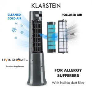 Quạt hơi nước Klarstein KL-HIGHAWN BLACK công suất 40W - chiều cao 90cm 13 Quạt hơi nước Klarstein KL-HIGHAWN BLACK công suất 40W - chiều cao 90cm