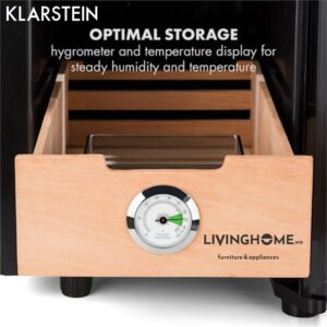 Tủ cigar Klarstein KL-EL PRESIDENT 23L điều khiển cảm ứng đèn Led hiện đại 13 Tủ cigar Klarstein KL-EL PRESIDENT 23L điều khiển cảm ứng đèn Led hiện đại