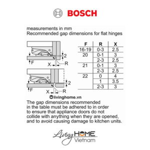 Tủ lạnh Bosch KIN86AF30O - Âm tủ 273 lít 22 Tủ lạnh Bosch KIN86AF30O - Âm tủ 273 lít
