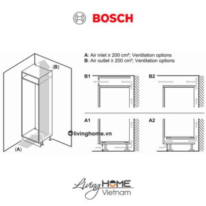Tủ lạnh Bosch KIN86AF30O - Âm tủ 273 lít 23 Tủ lạnh Bosch KIN86AF30O - Âm tủ 273 lít