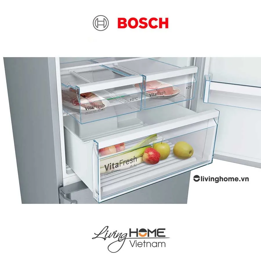 Tủ lạnh Bosch KGN56XI40J - Đơn 2 cánh 559 lít 7 Tủ lạnh Bosch KGN56XI40J - Đơn 2 cánh 559 lít - Ảnh 5