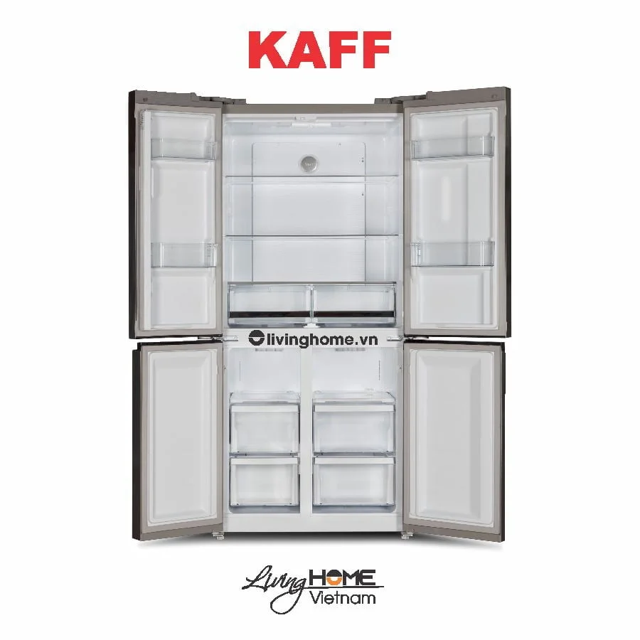Tủ lạnh Kaff KF-BCD446W Side By Side dạng Multi Door 4 Tủ lạnh Kaff KF-BCD446W Side By Side dạng Multi Door - Ảnh 2