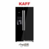 Tủ lạnh Kaff KF-SBS600GLASS Side By Side mặt kính 2 cánh hiện đại