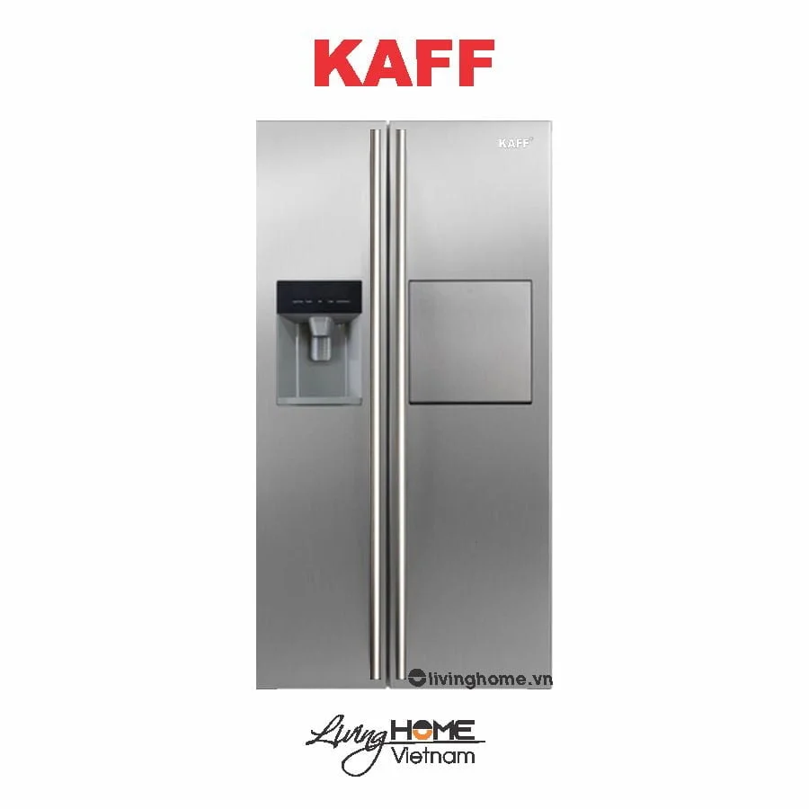 Tủ lạnh Kaff KF-BCD606MBR Side By Side 2 cánh inox siêu bền 3 Tủ lạnh Kaff KF-BCD606MBR Side By Side 2 cánh inox siêu bền