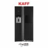 Tủ lạnh Kaff KF-BCD606WHIT Side By Side 2 cánh mặt kính đen hiện đại 2 Tủ lạnh Kaff KF-BCD606WHIT Side By Side 2 cánh mặt kính đen hiện đại