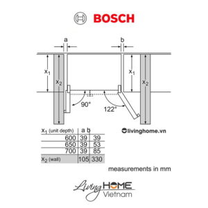 Tủ lạnh Bosch KAD92SB30 - side by side 639 lít 15 Tủ lạnh Bosch KAD92SB30 - side by side 639 lít