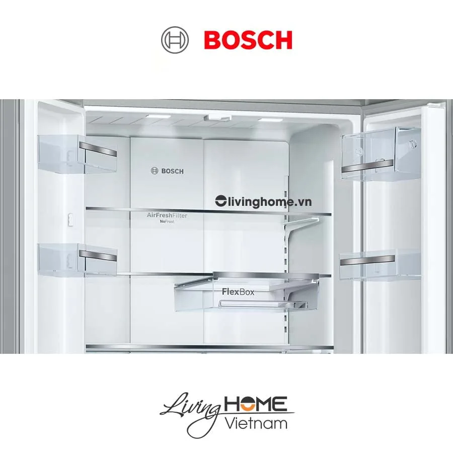 Tủ lạnh Bosch KFN86AA76J - Kiểu Pháp 540 lít kết nối Home Connect 6 Tủ lạnh Bosch KFN86AA76J - Kiểu Pháp 540 lít kết nối Home Connect - Ảnh 4