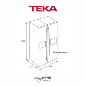 Tủ lạnh Teka RLF 74925 SS EU đứng độc lập dung tích 490lít 15 Tủ lạnh Teka RLF 74925 SS EU đứng độc lập dung tích 490lít