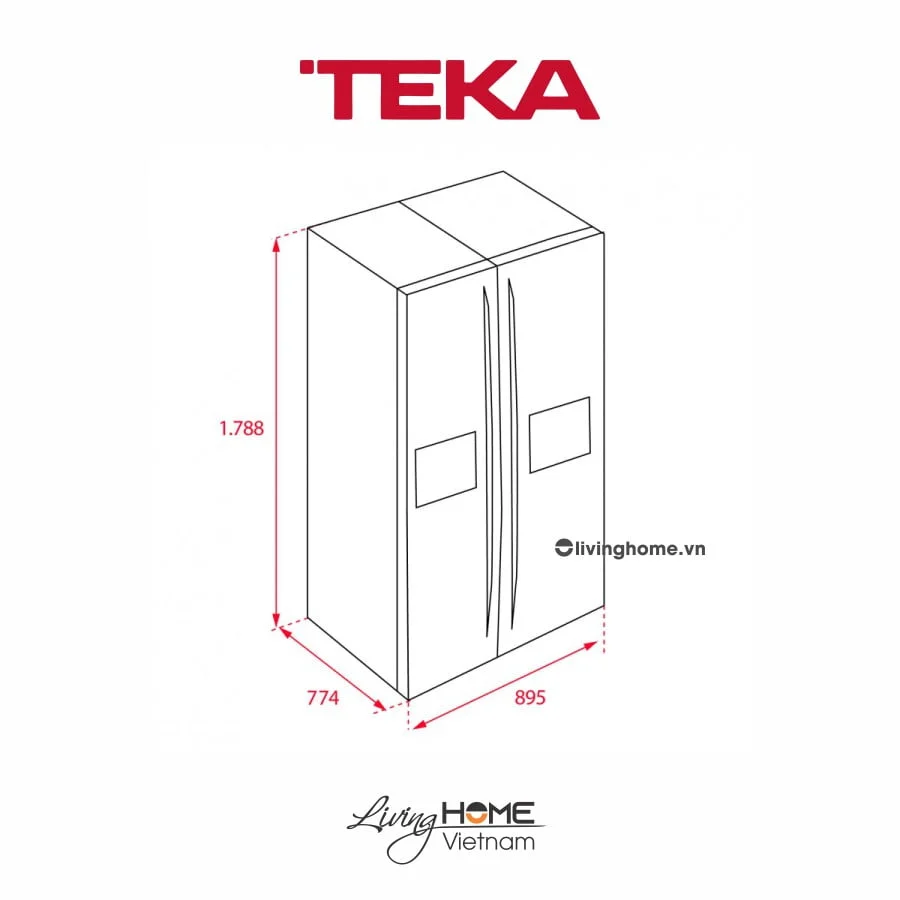 Tủ lạnh Teka RLF 74925 SS EU đứng độc lập dung tích 490lít 9 Tủ lạnh Teka RLF 74925 SS EU đứng độc lập dung tích 490lít - Ảnh 7