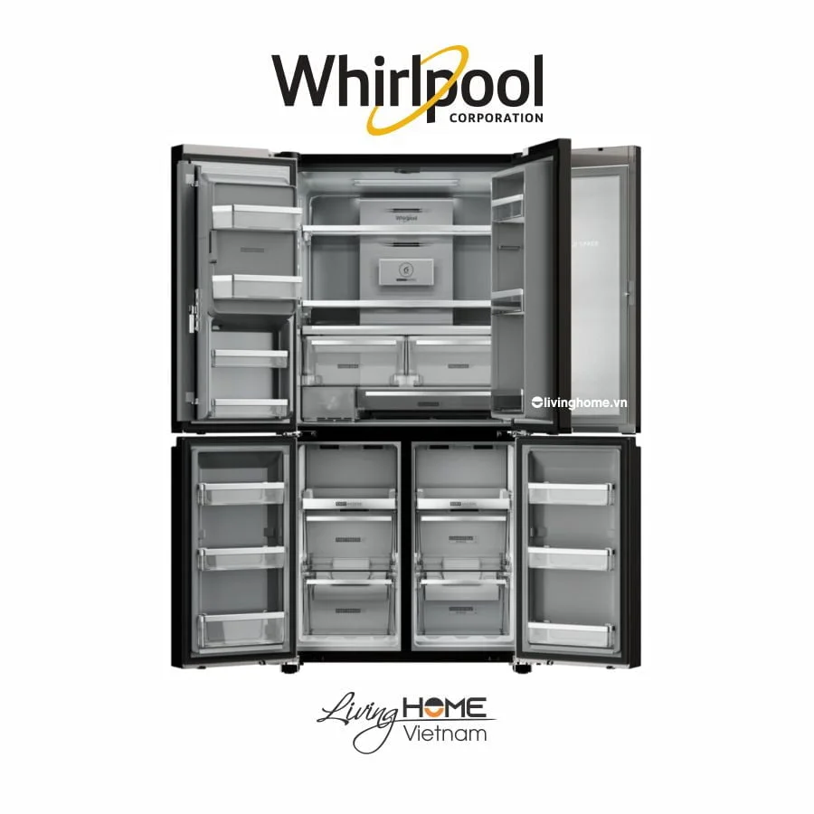 Tủ lạnh Whirlpool WFQ590DBSV 4 cửa 593lít 6 Tủ lạnh Whirlpool WFQ590DBSV 4 cửa 593lít - Ảnh 4