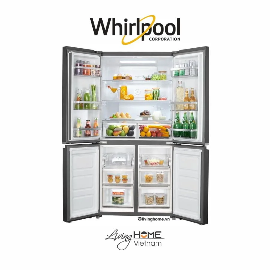 Tủ lạnh Whirlpool WFQ590NBGV 4 cửa 594lít 6 Tủ lạnh Whirlpool WFQ590NBGV 4 cửa 594lít - Ảnh 4