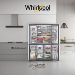 Tủ lạnh Whirlpool WFQ590WSSV 4 cửa 592lít màu xám hiện đại 15 Tủ lạnh Whirlpool WFQ590WSSV 4 cửa 592lít màu xám hiện đại