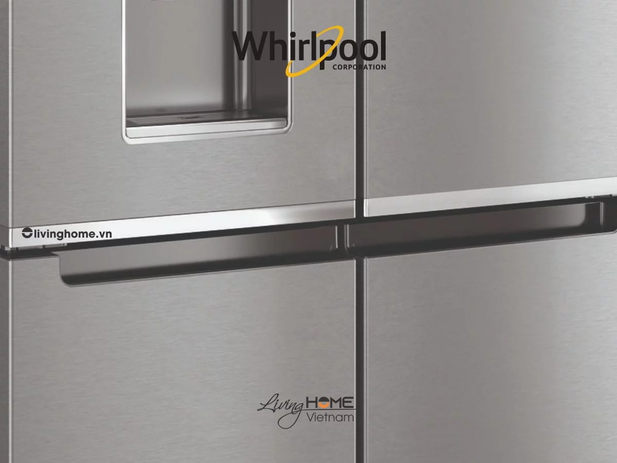 Tủ lạnh Whirlpool WFQ590WSSV 4 cửa 592lít màu xám hiện đại - Ảnh 2