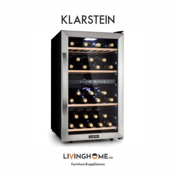 Tủ rượu vang Klarstein KL-VINAMOUR 45DUO nhập khẩu Đức