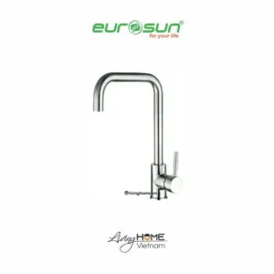 Vòi rửa chén Eurosun S-K031 inox SUS 304 bề mặt mạ Crom