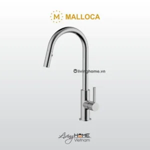 Alternative view of Vòi rửa chén Malloca K012C đồng thau mạ Chrome