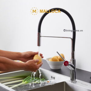 Alternative view of Vòi rửa chén Malloca K081C đồng thau mạ Chrome