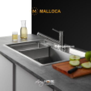 Vòi rửa chén Malloca K110-SS inox bền bỉ