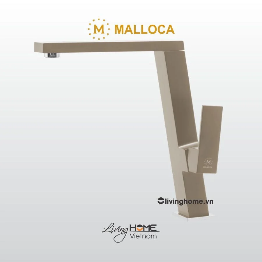 Vòi rửa chén Malloca K131BR màu đất hiện đại đẳng cấp