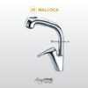 Vòi rửa chén Malloca K140 đồng thau mạ Chrome