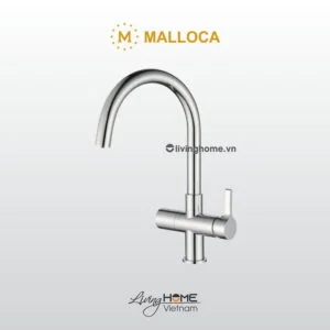 Alternative view of Vòi rửa chén Malloca K150DW đồng thau mạ Chrome