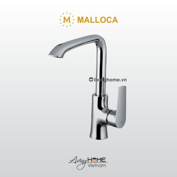 Vòi rửa chén Malloca K290C đồng thau mạ Chrome