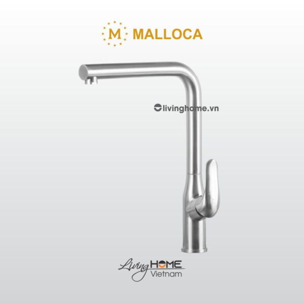 Vòi rửa chén Malloca K520S inox bền bỉ sang trọng