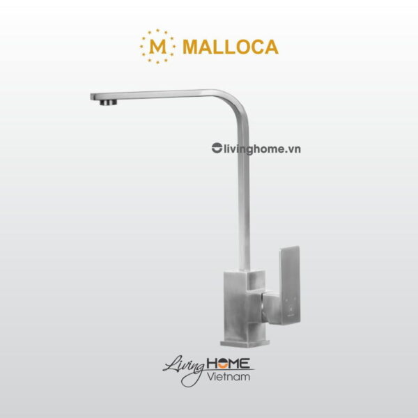 Vòi rửa chén Malloca K536S inox hiện đại sang trọng
